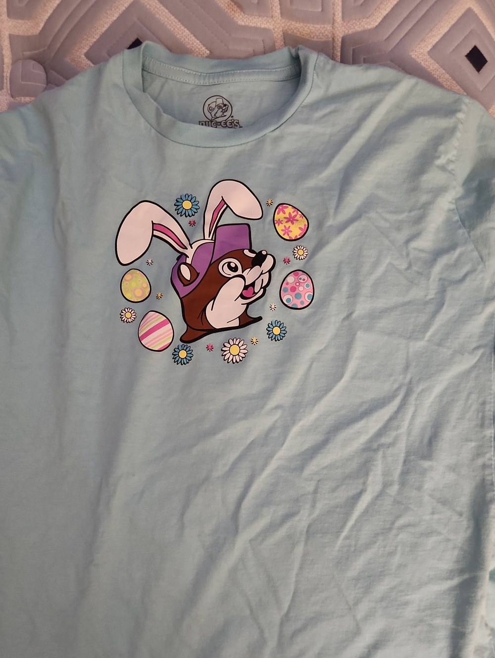Light Blue Kids' Bunny Hat Graphic Tee by Childrens Place